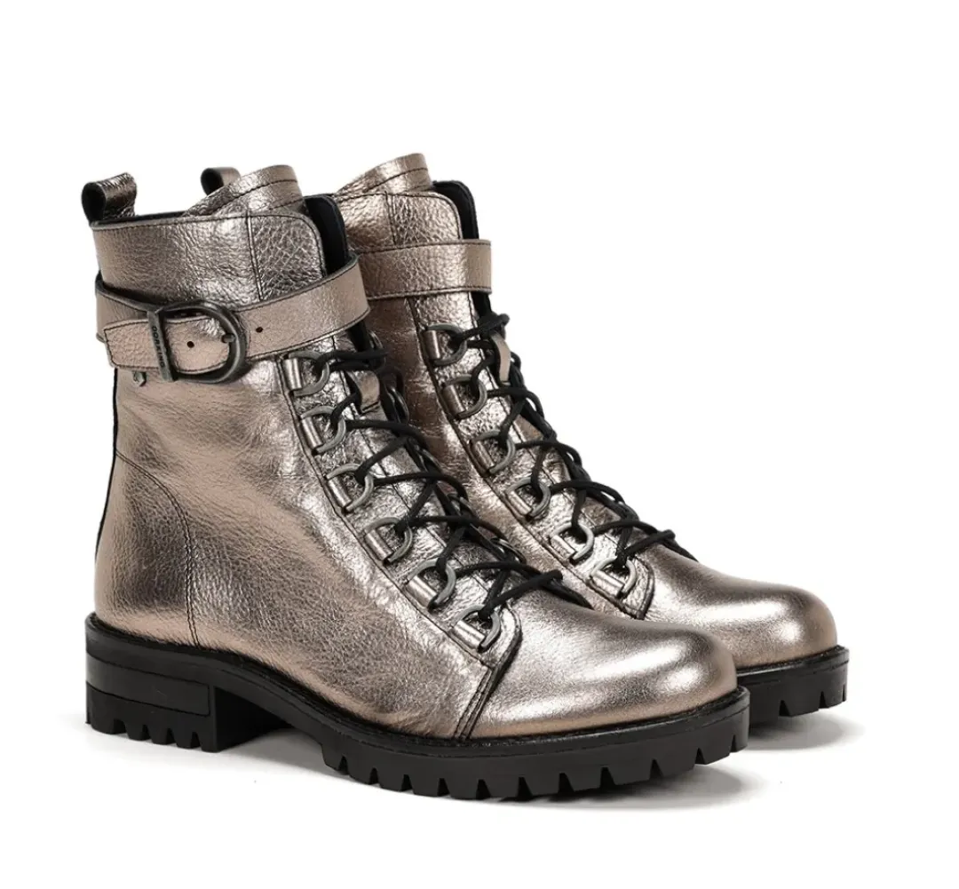Mujer Fluchos WALKING D8837 Botín Plata