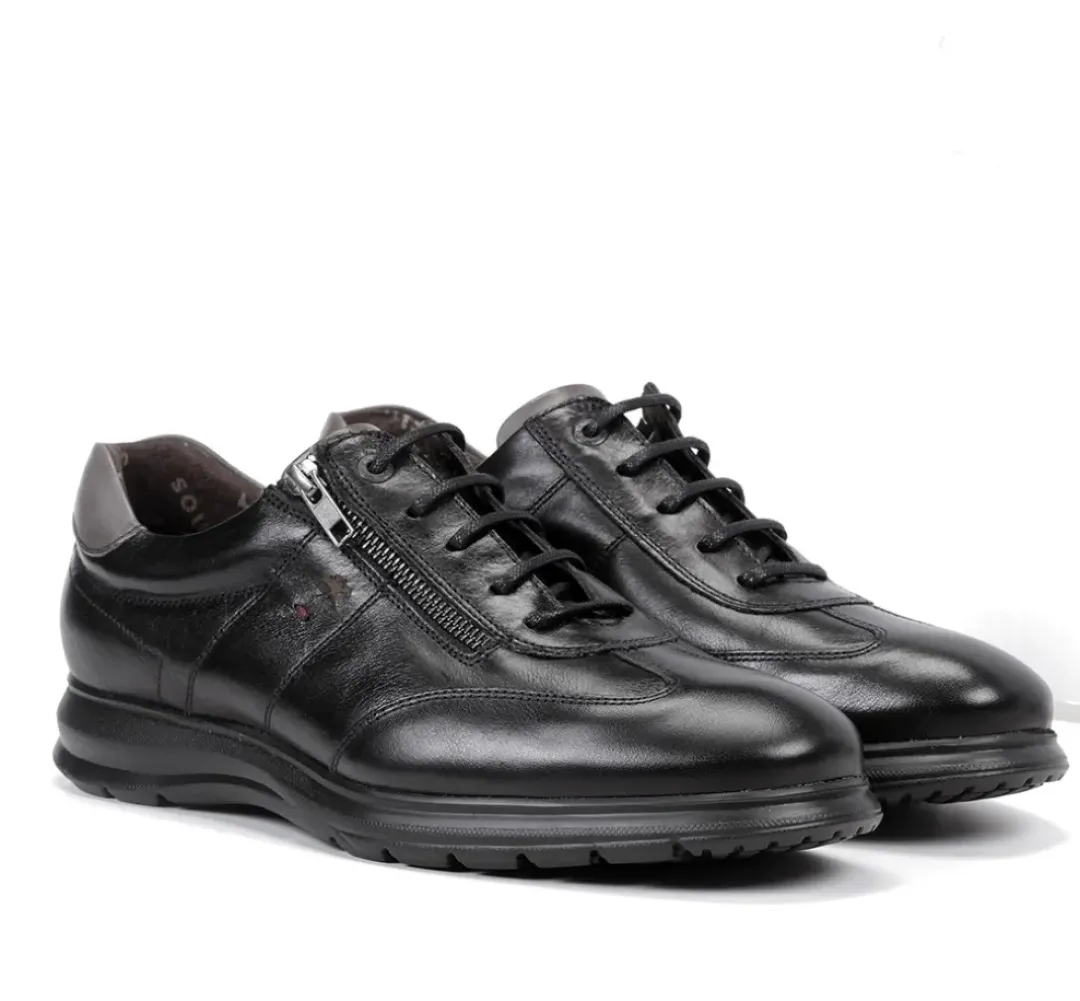 Hombre Fluchos ZETA F0606 Zapato Negro